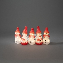 Ljusslinga Snögubbar LED Konstsmide